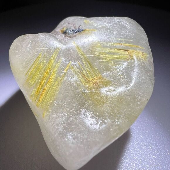 Golden Rutilated Quartz Crystal Freeform (#4) - Picture 3 of 13